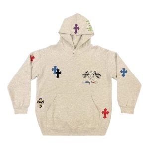 Red Chrome Stones Hoodie