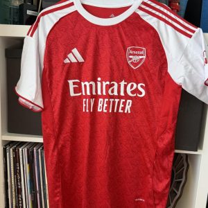 Arsenal FC 2023/24 home kit designed by Adidas